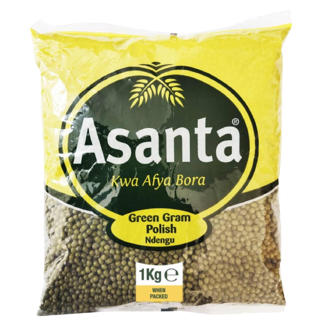 ASANTA GREEN GRAM POLISHED 1KG